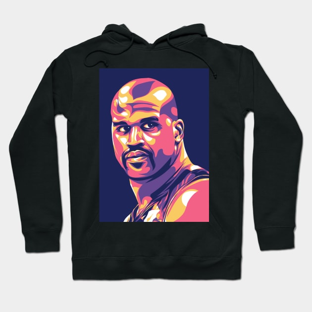 Shaquille O'Neal Hoodie by Rekayasabumi